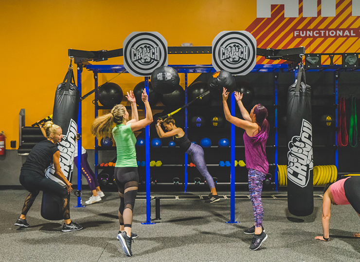 hiit workouts in a gym