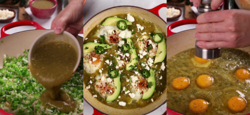Spicy Green Shakshuka with Feta