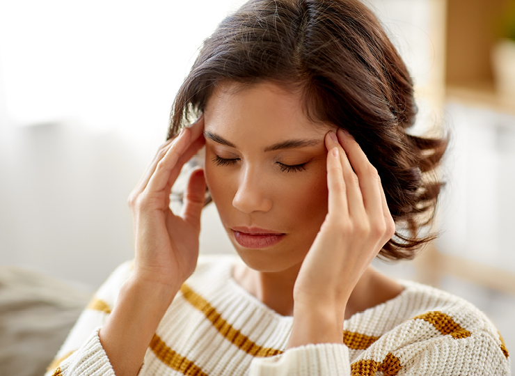stressed put person