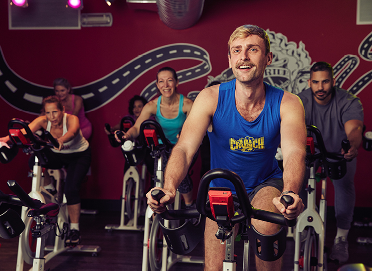 People on cycles