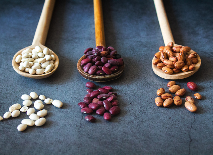 three spoons of pulses