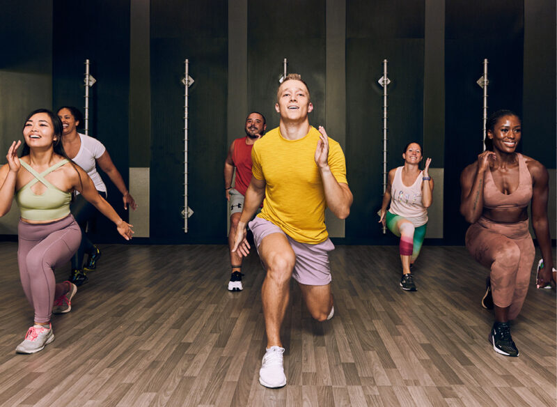 people working out