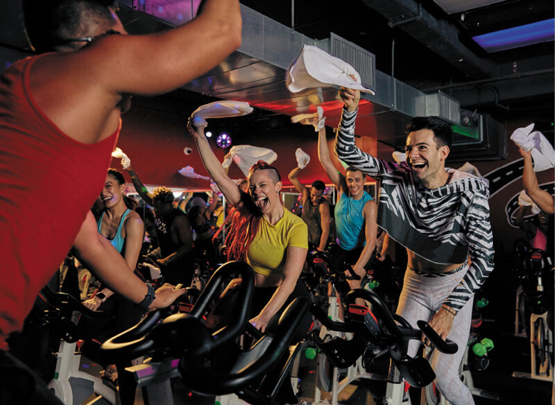 people in ride class